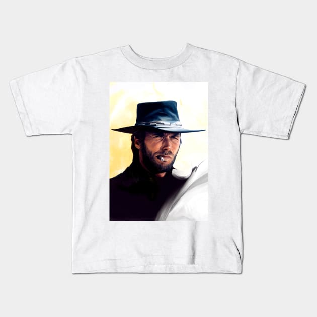 High Plains Drifter Kids T-Shirt by dmitryb1